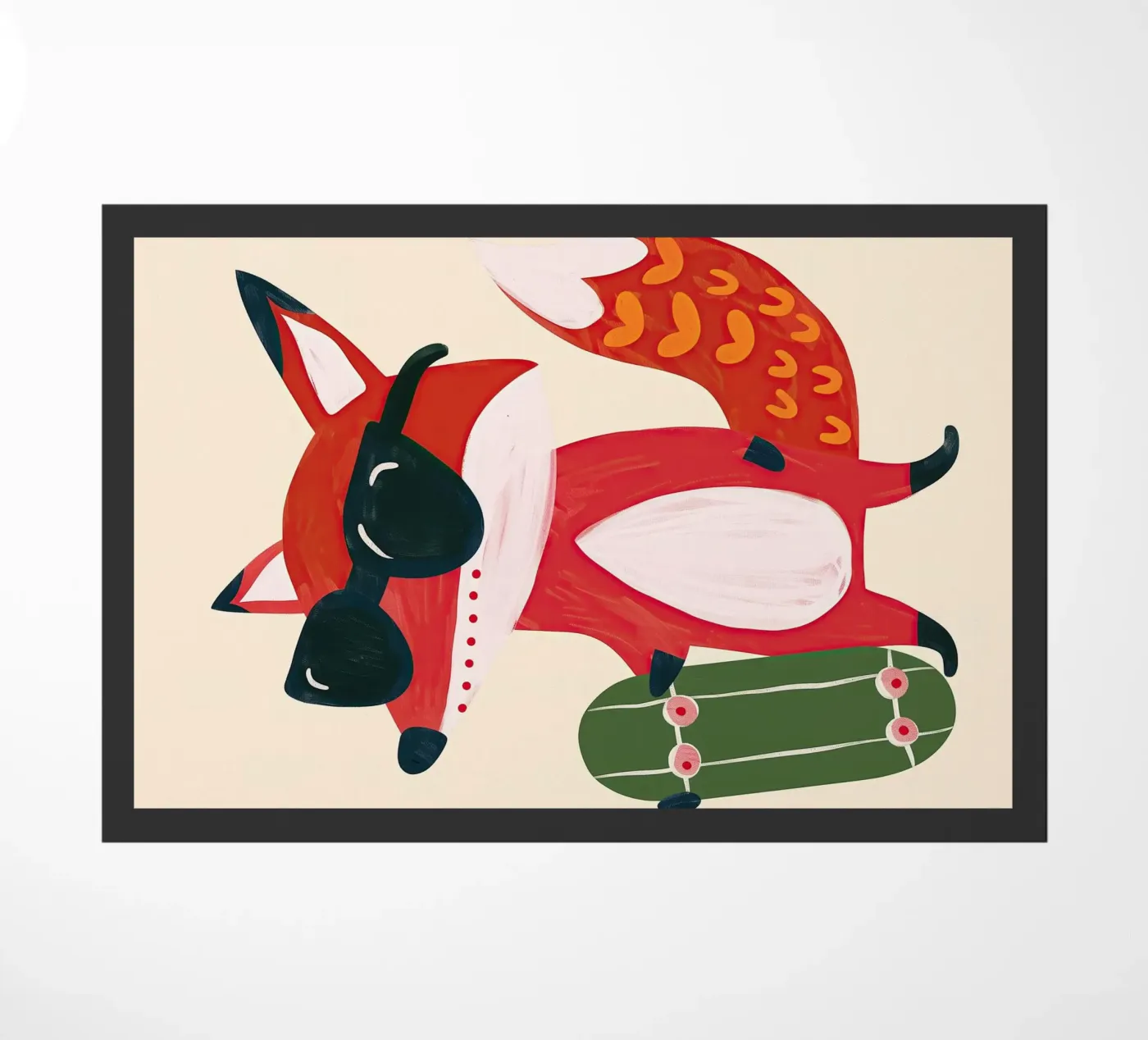 Cool Fox Fußmatte von Lilo