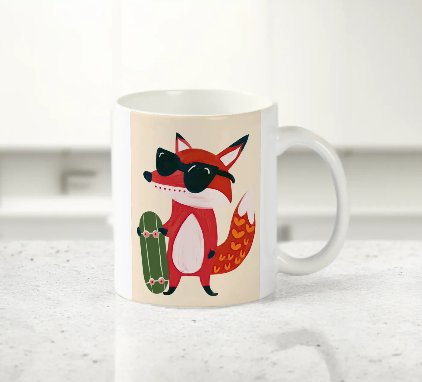 Cool Fox ceramic mug by Lilo