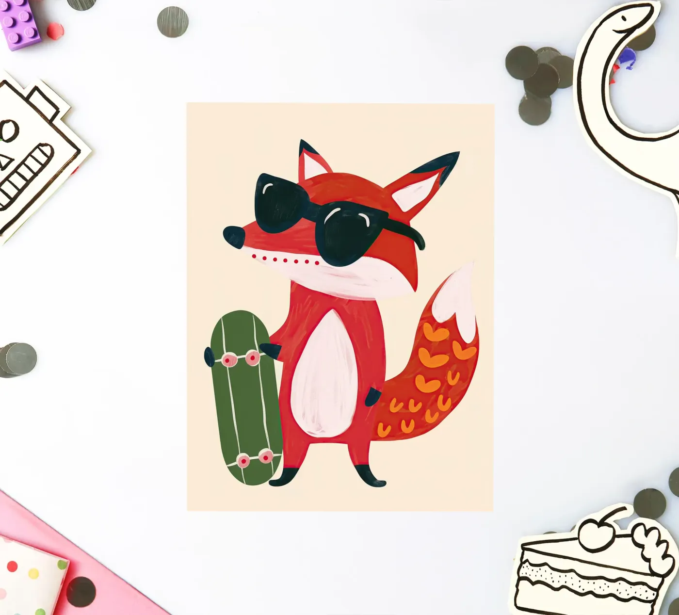 Cool Fox sticker by Lilo