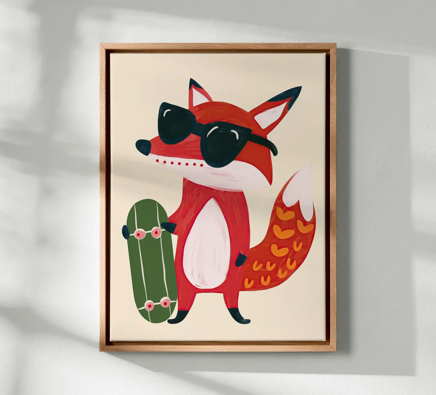 Cool Fox canvas by Lilo