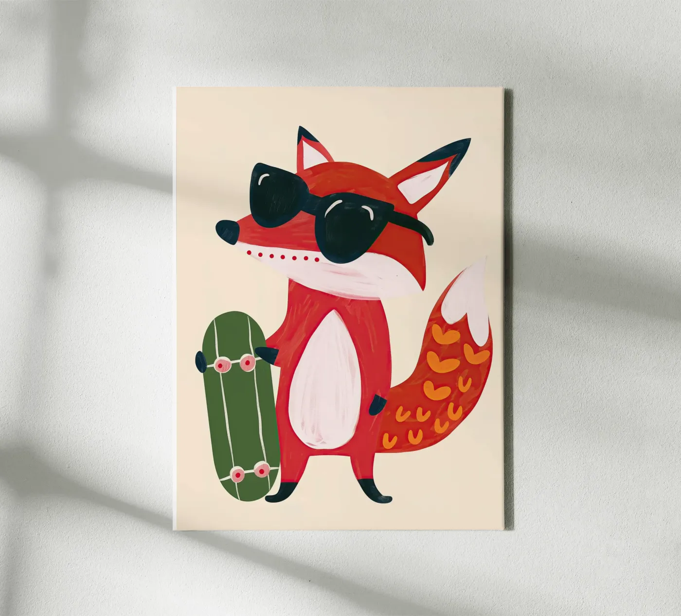 Cool Fox canvas by Lilo