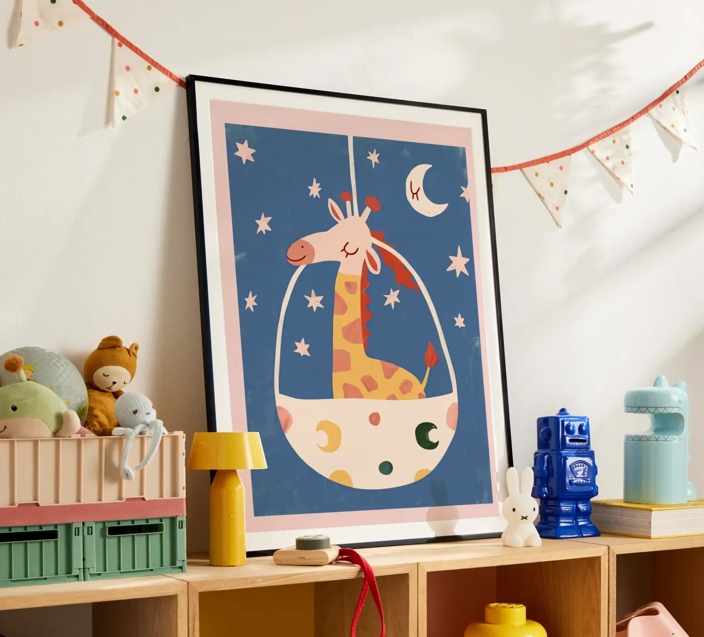 Moon Cradle Giraffe poster da Lilo