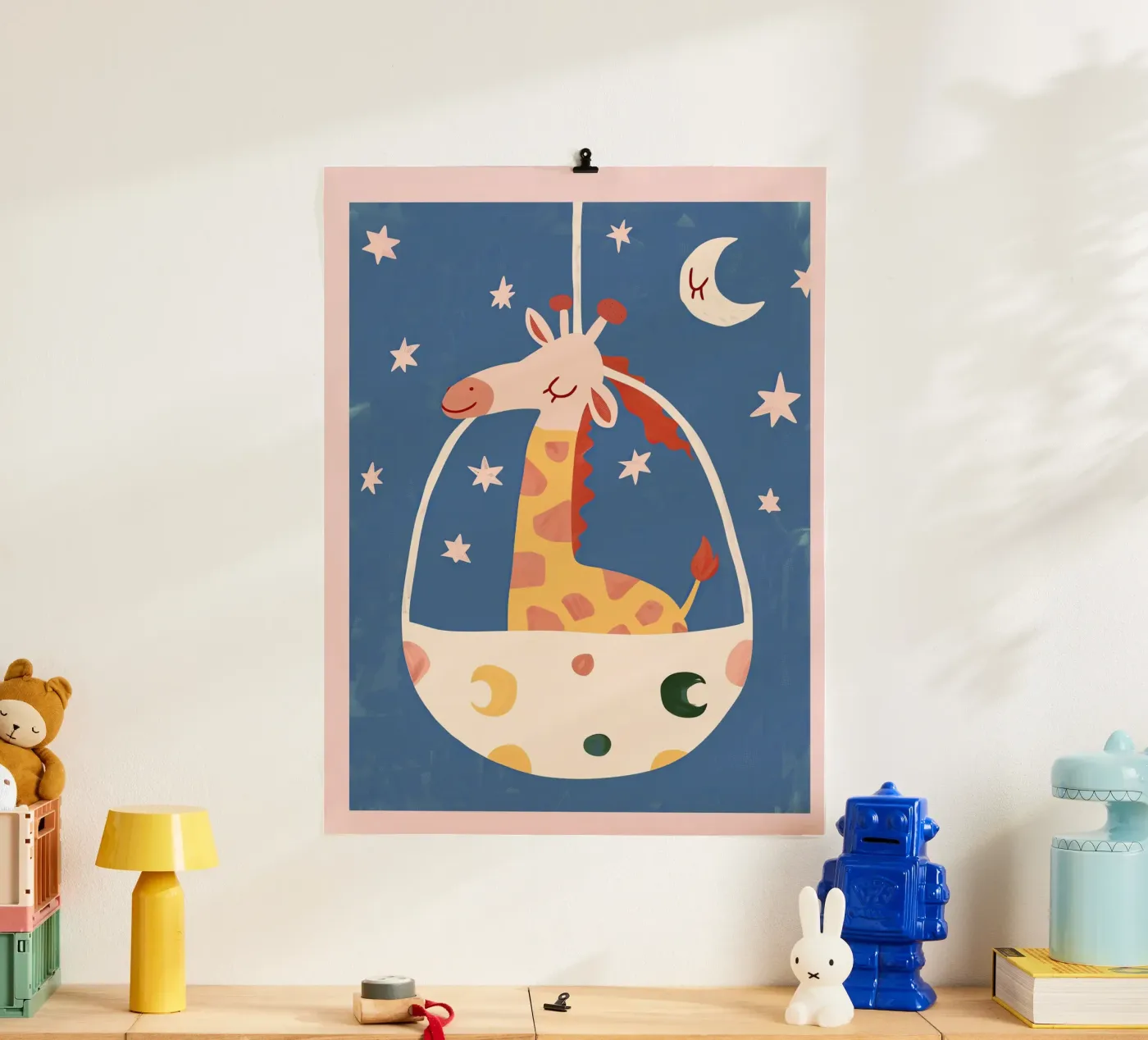 Moon Cradle Giraffe poster da Lilo