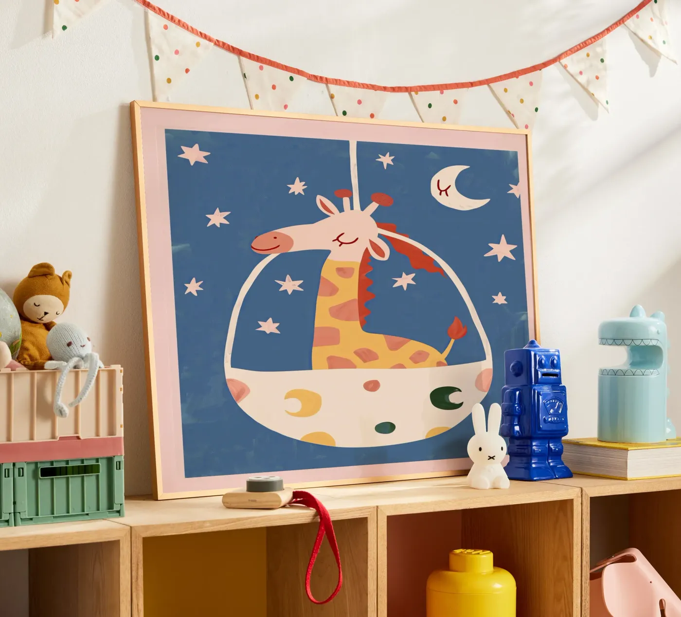 Moon Cradle Giraffe poster da Lilo