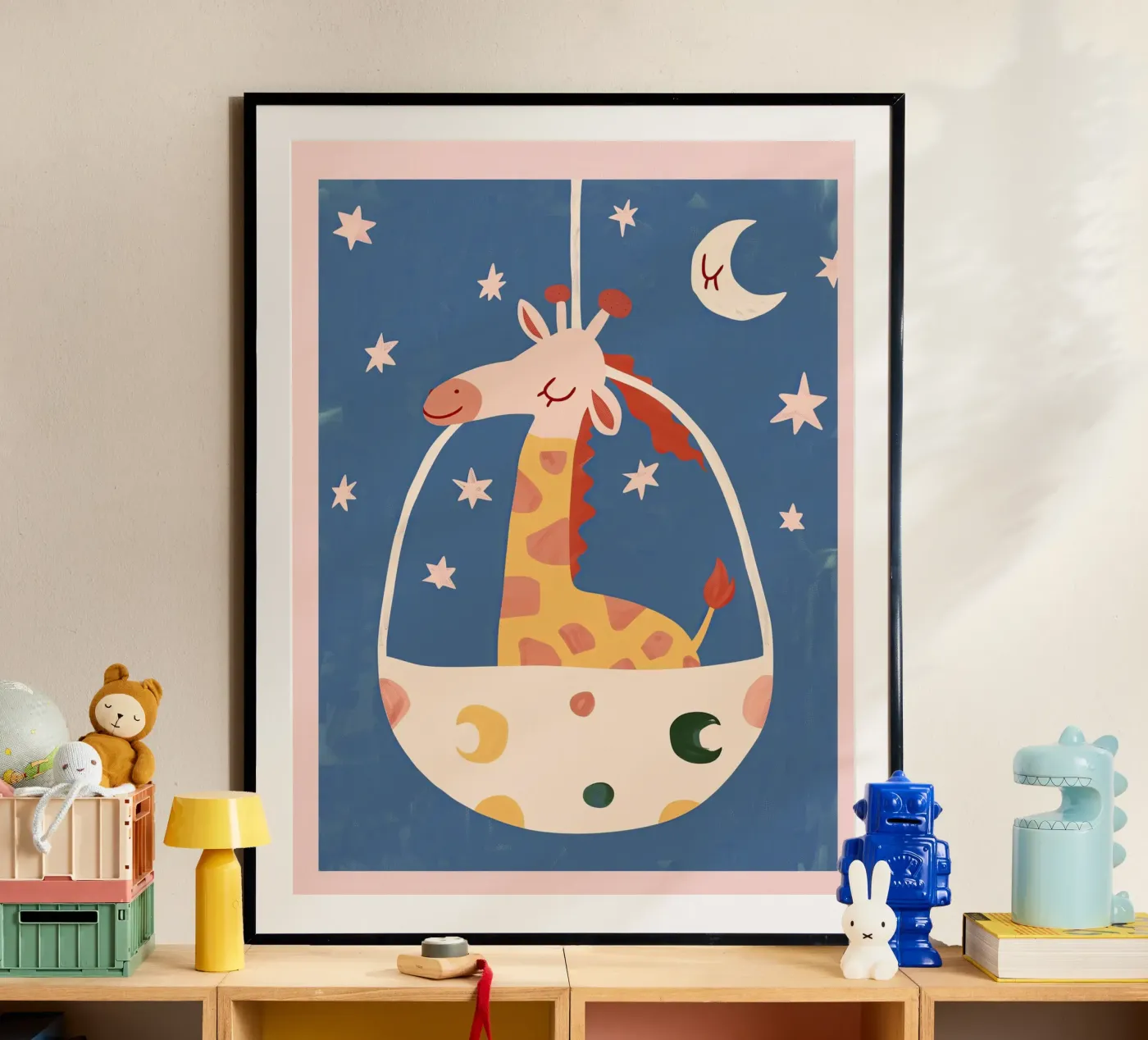 Moon Cradle Giraffe poster da Lilo