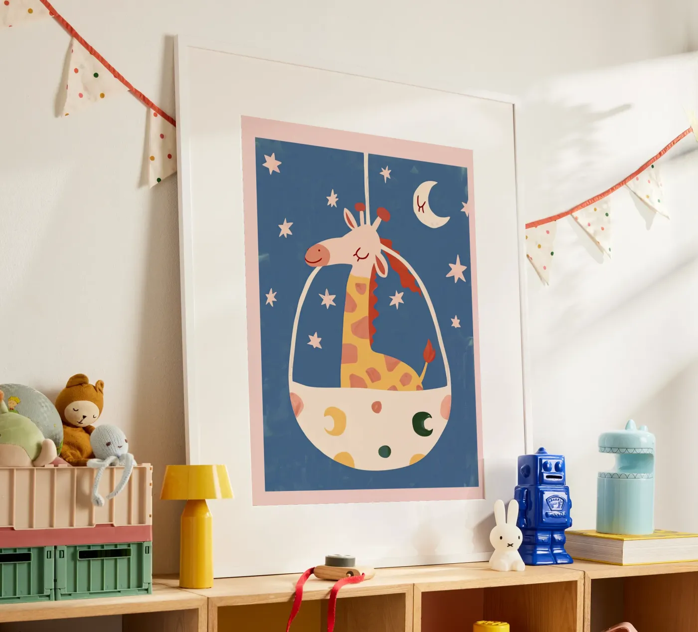 Moon Cradle Giraffe poster da Lilo