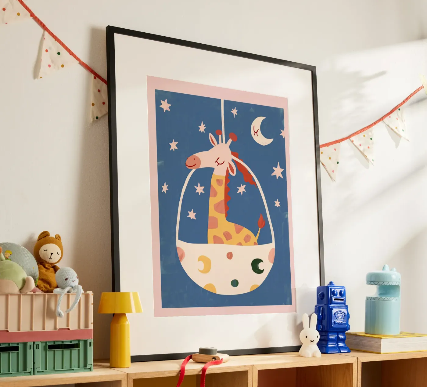 Moon Cradle Giraffe poster da Lilo