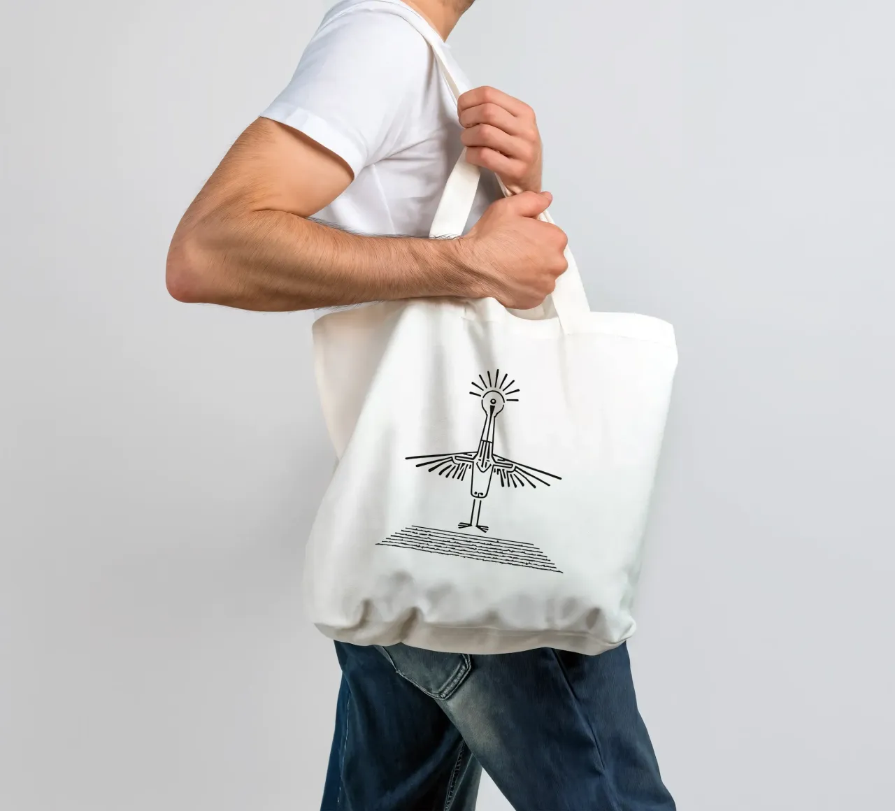Inca 3 borsa in juta da Rezh creations
