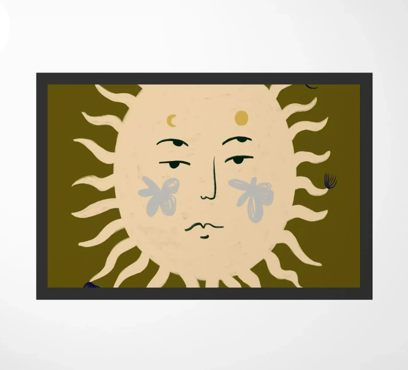 OLIVE SUN doormat by Sandra Poliakov