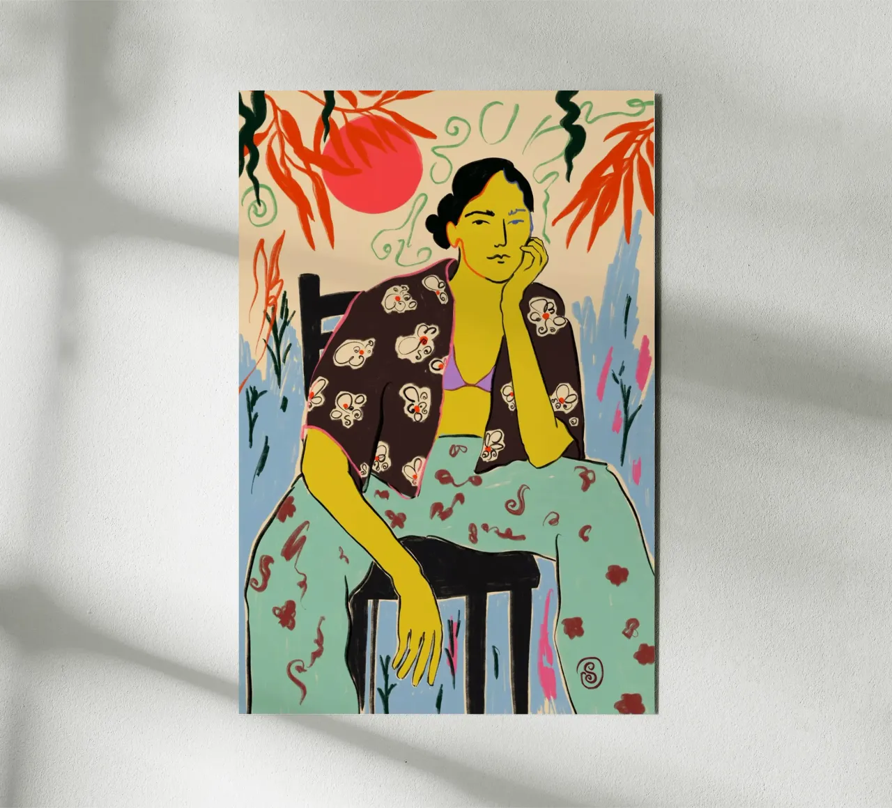 SUN AND WAVES forex plate by Sandra Poliakov