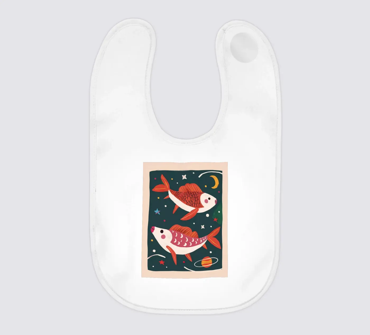 Space Fish Babylätzchen von Lilo