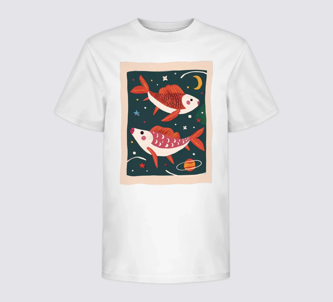 Space Fish t-shirt bambini da Lilo