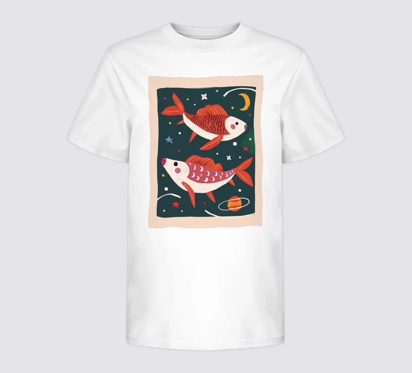 Space Fish t-shirt bambini da Lilo