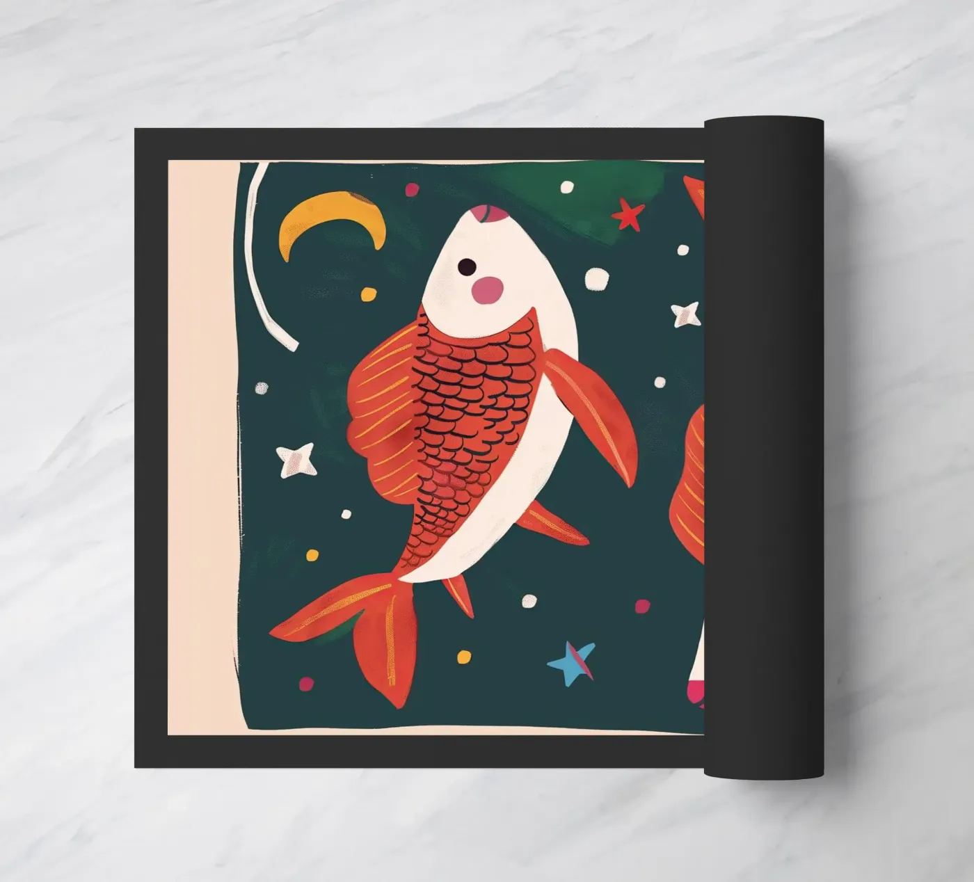 Space Fish deurmat van Lilo