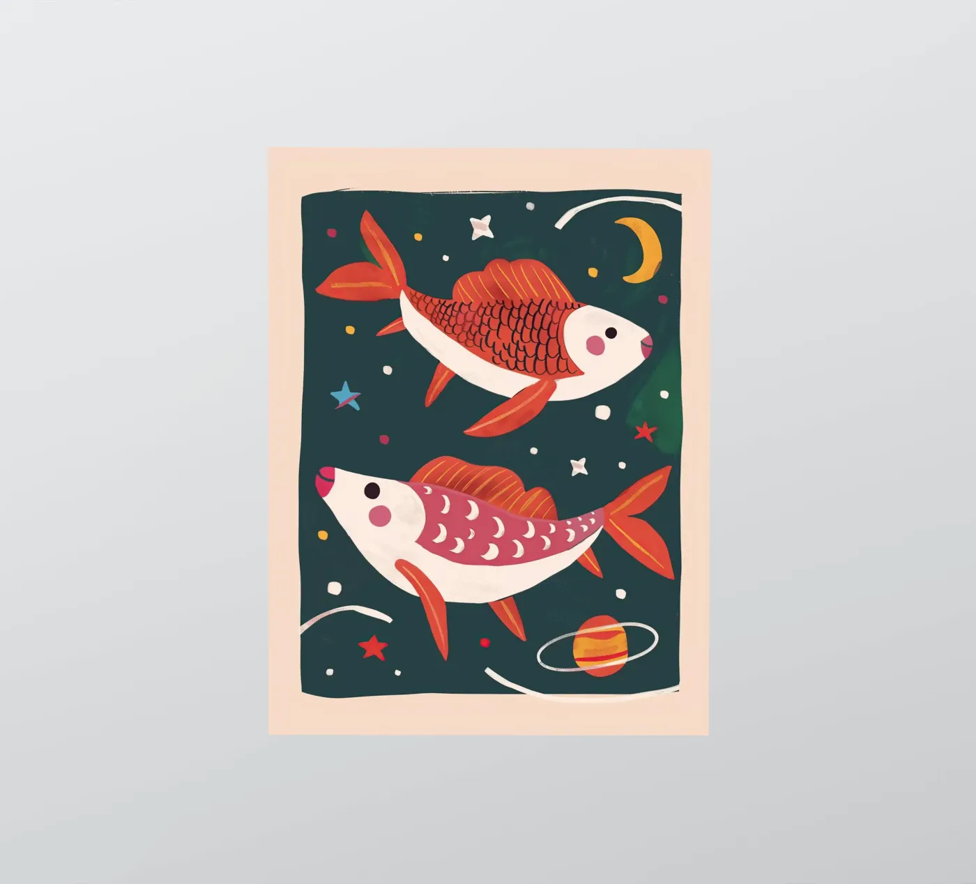 Space Fish sticker by Lilo