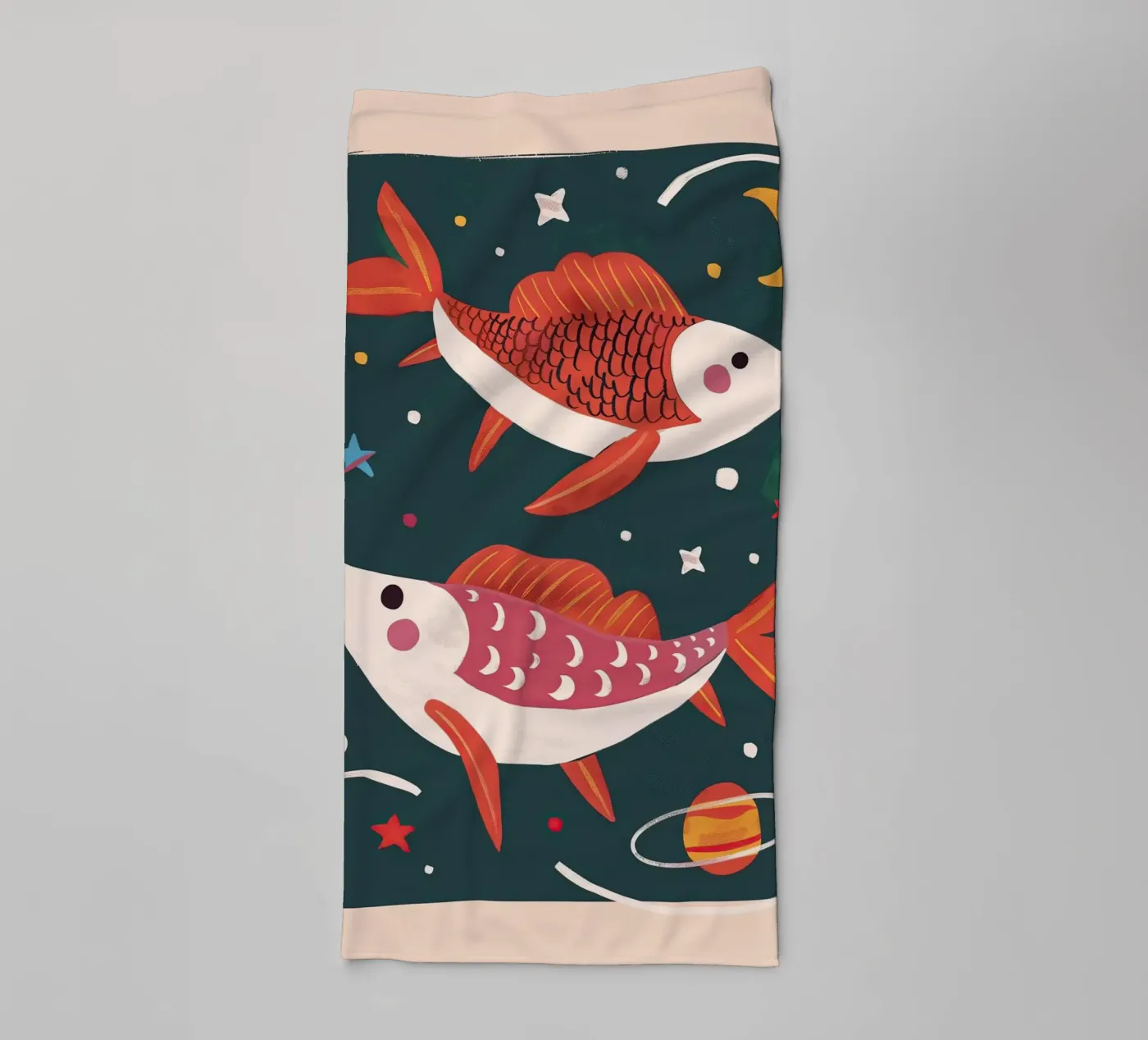 Space Fish badhanddoek van Lilo