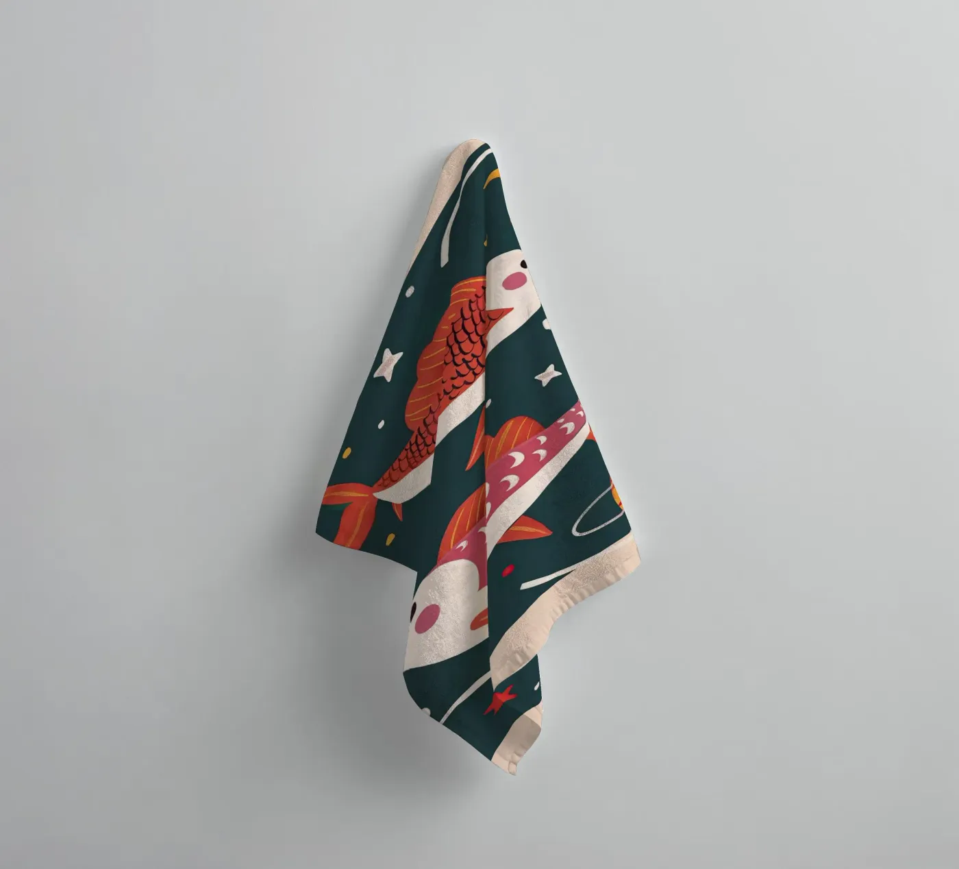 Space Fish badhanddoek van Lilo