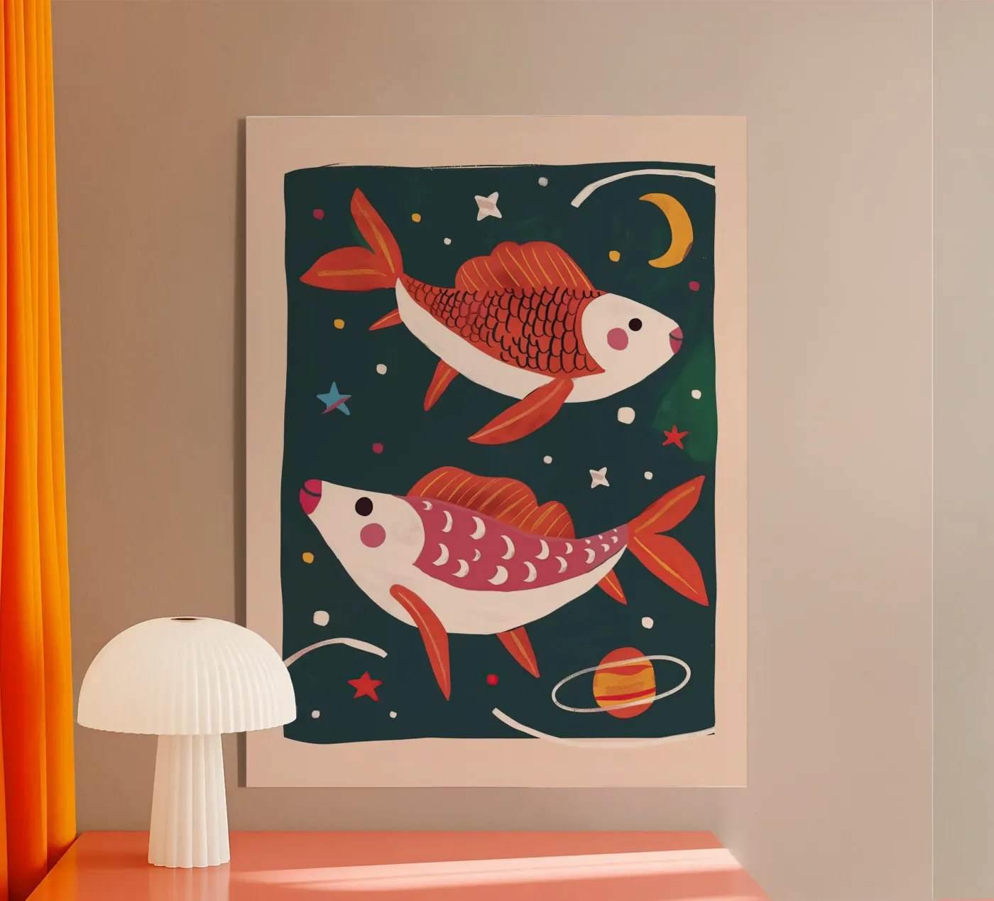 Space Fish plexiglas de Lilo