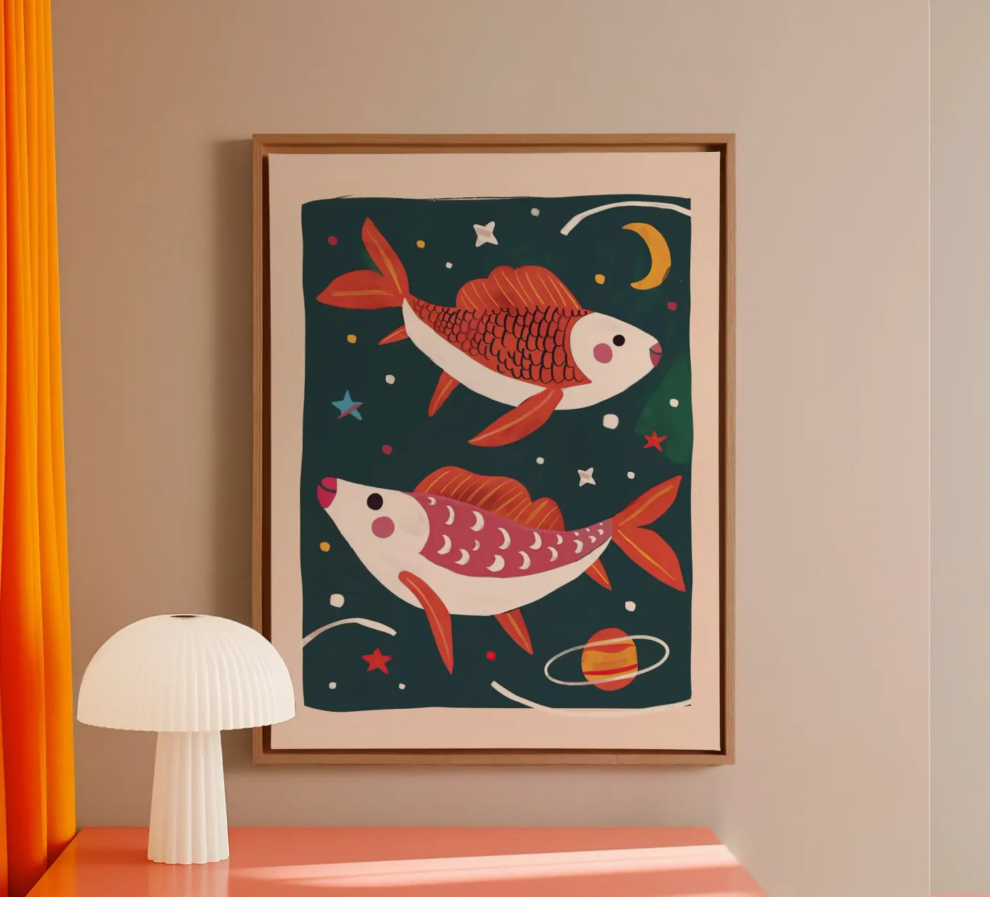 Space Fish tela da Lilo
