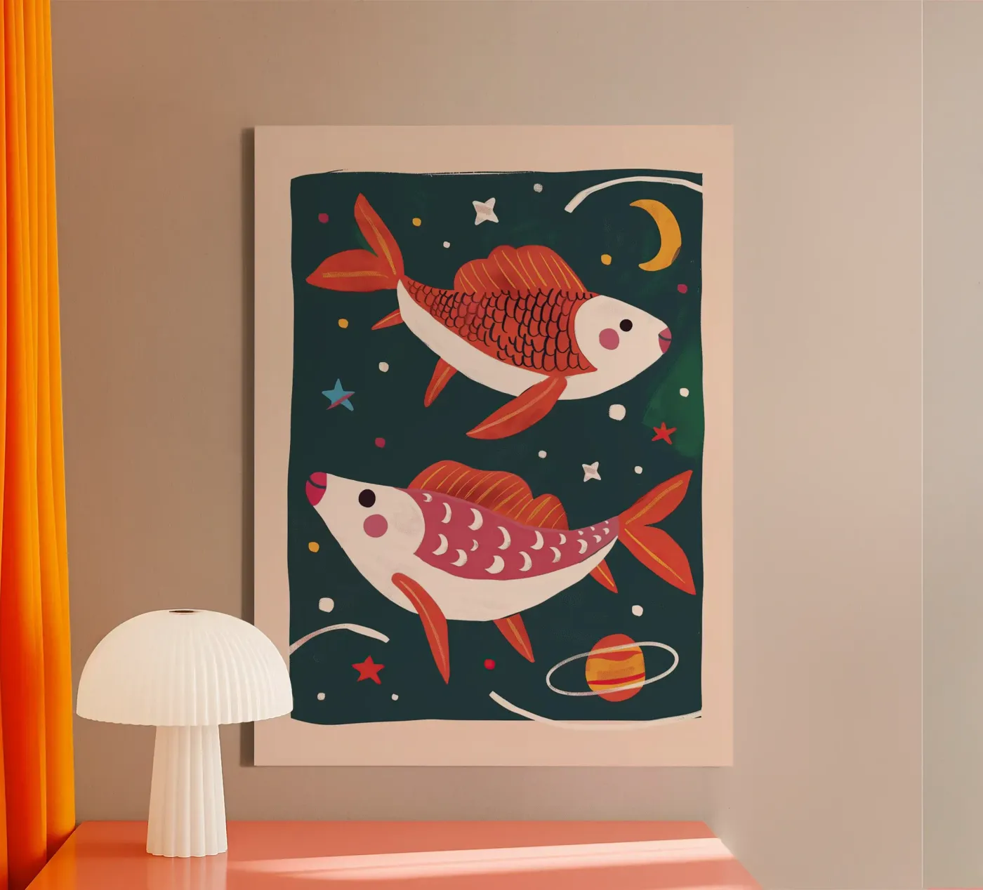 Space Fish tela da Lilo