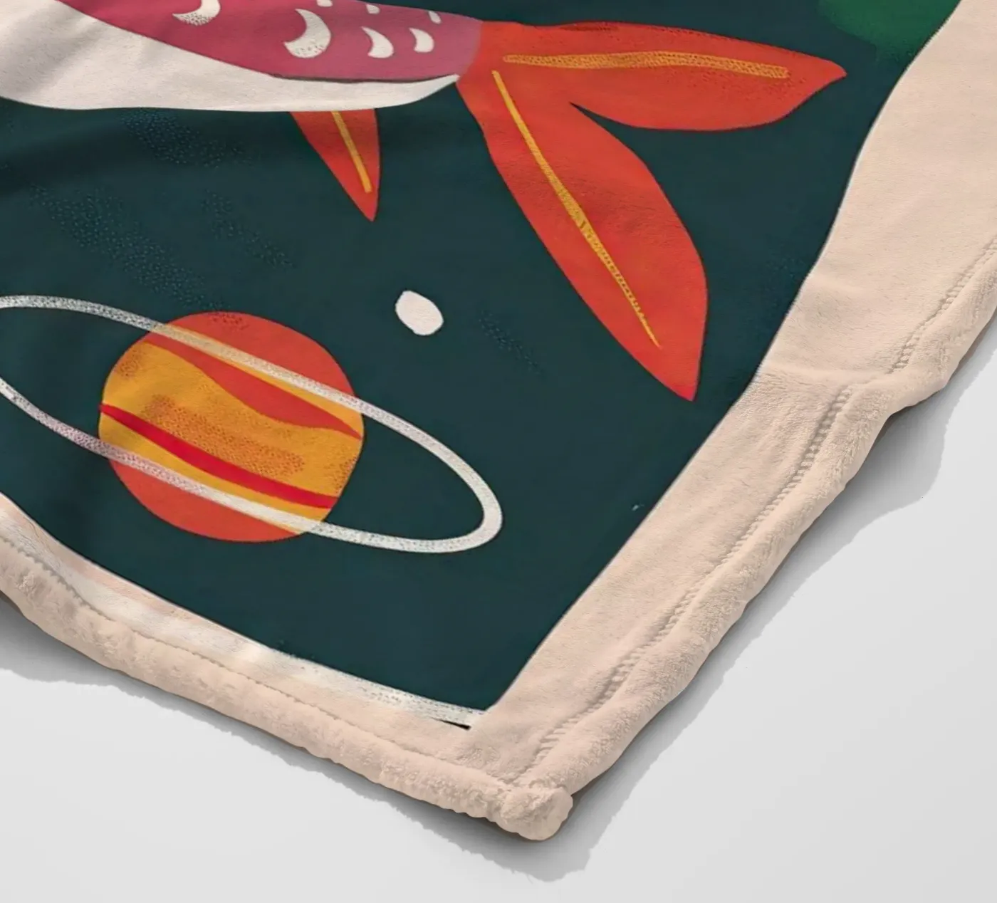 Space Fish Fleecedecke von Lilo