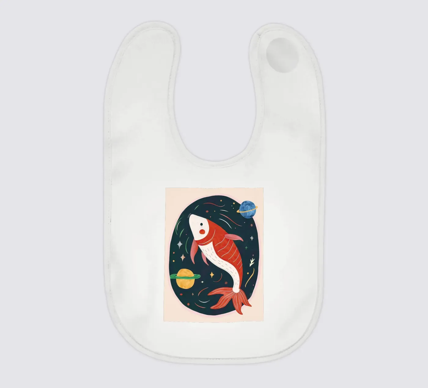 Space Koi Babylätzchen von Lilo