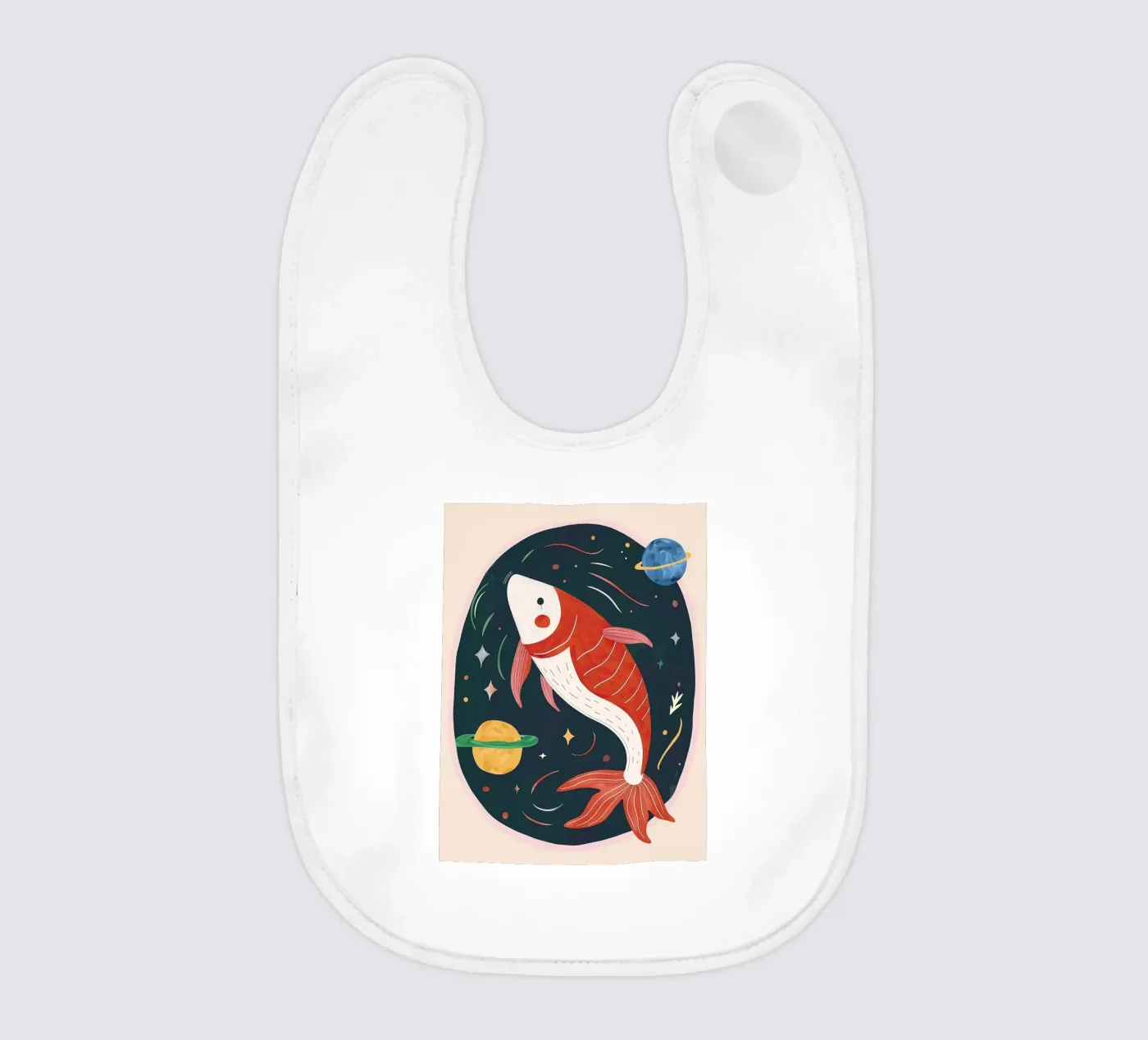 Space Koi Babylätzchen von Lilo