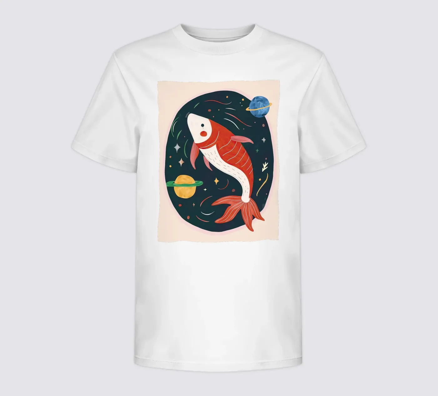 Space Koi t-shirt bambini da Lilo