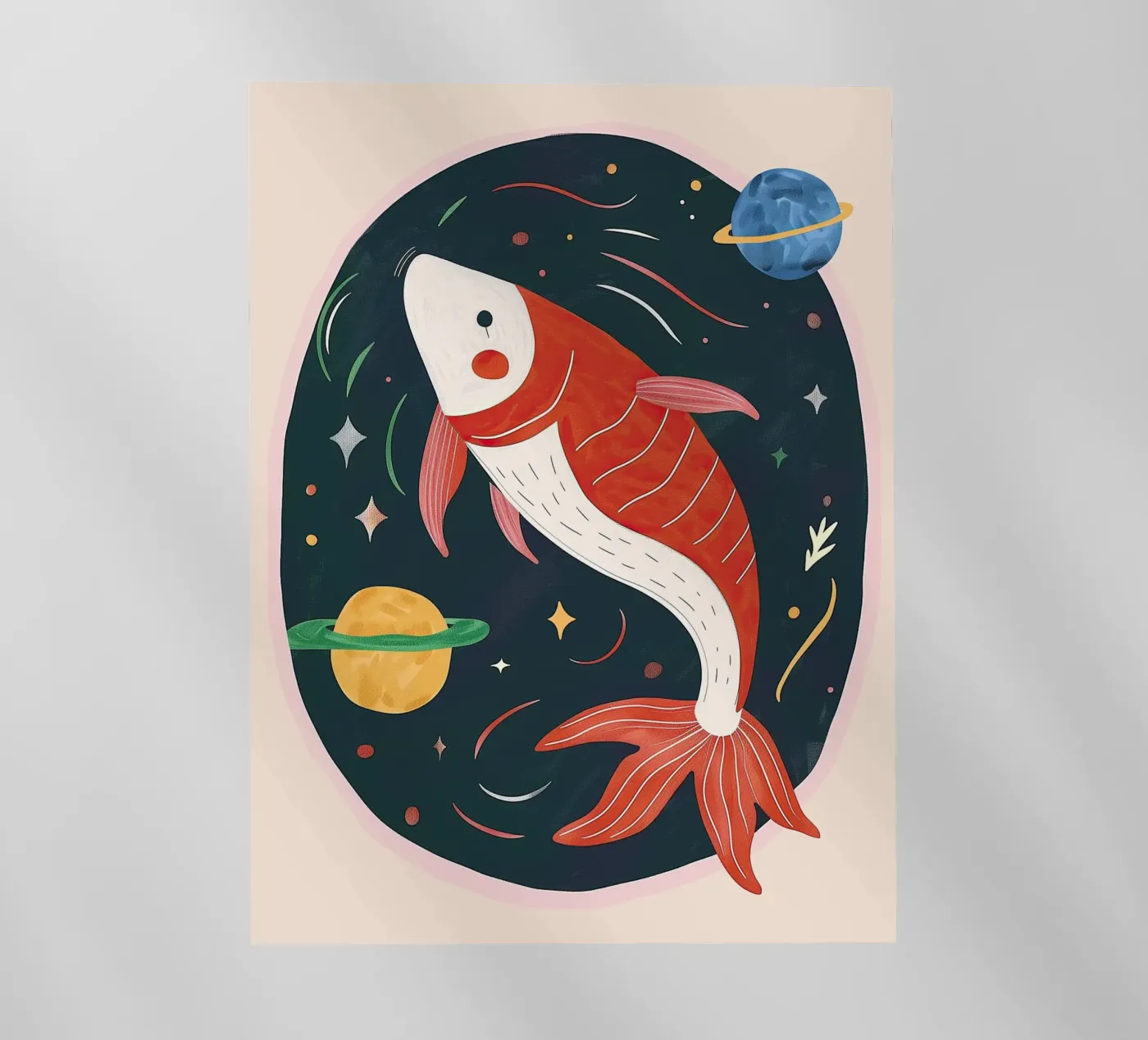Space Koi pellicola backlit da Lilo