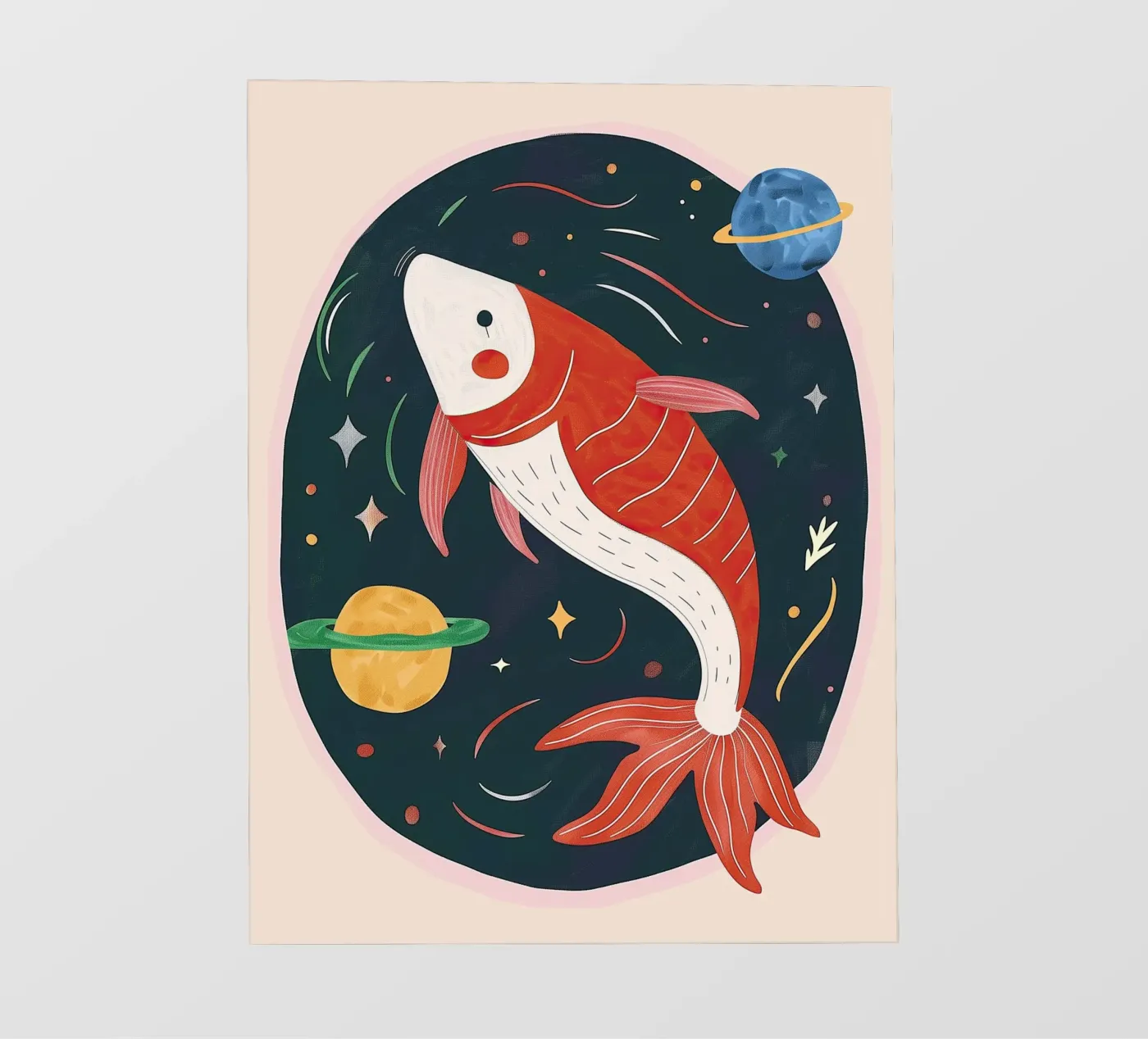 Space Koi pellicola backlit da Lilo