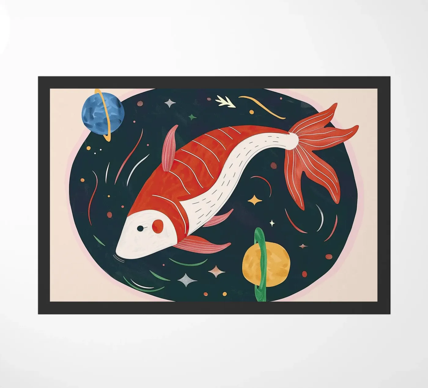 Space Koi deurmat van Lilo