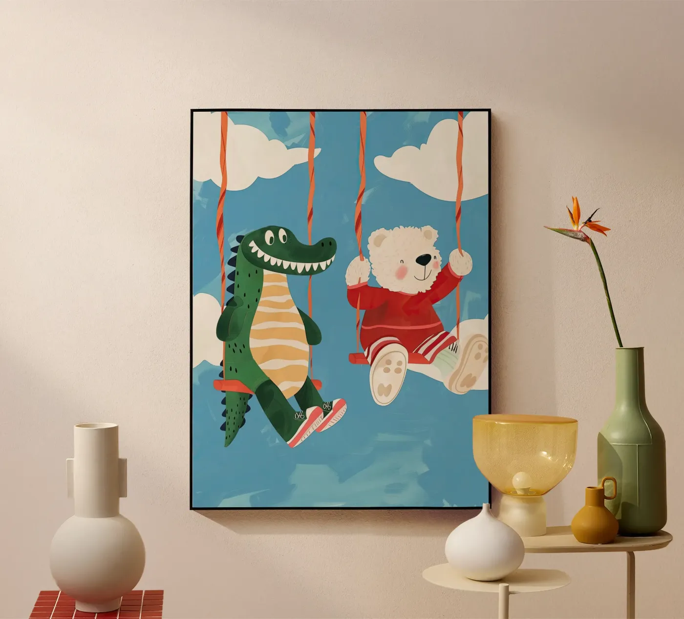 Swinging Through the Clouds plexiglass da Lilo