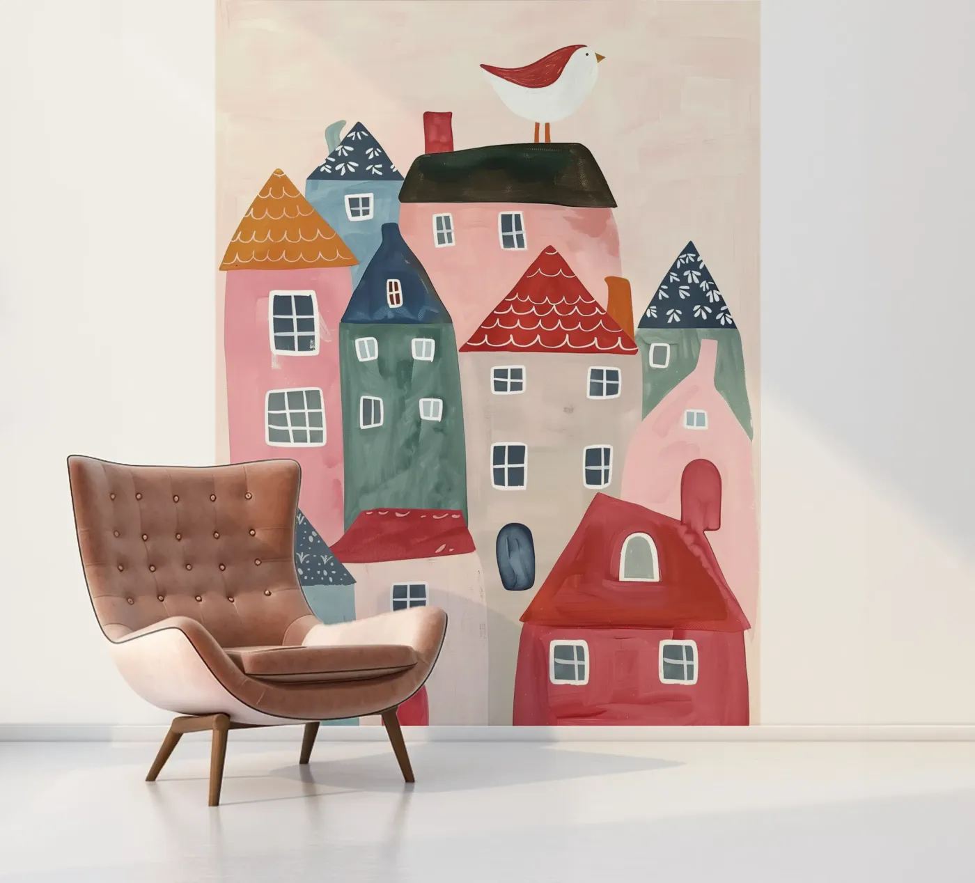 Tiny Town fotobehang van Lilo