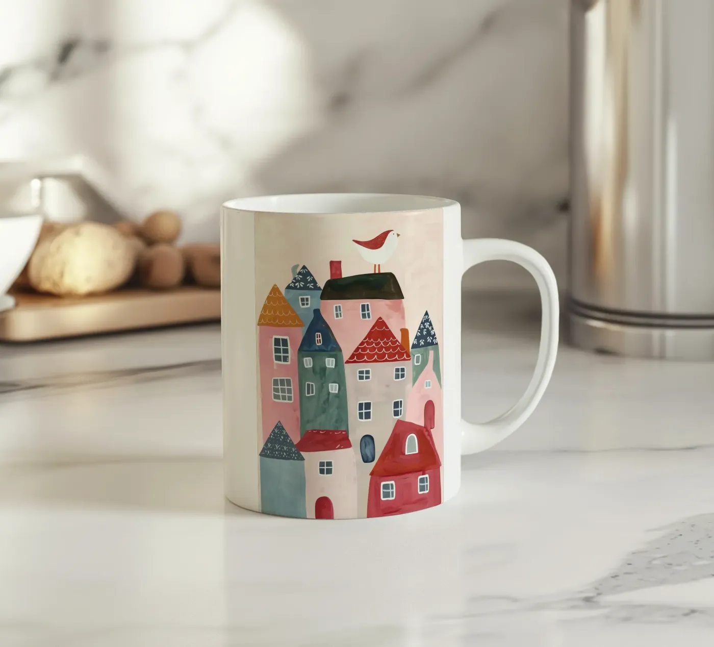 Tiny Town ceramic mug by Lilo