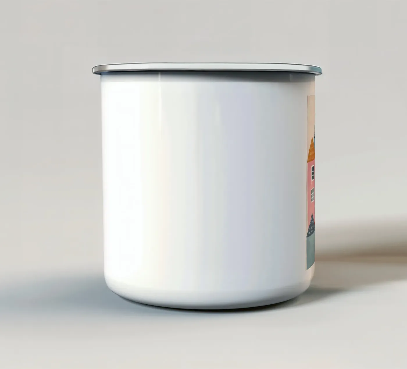 Tiny Town enamel mug by Lilo