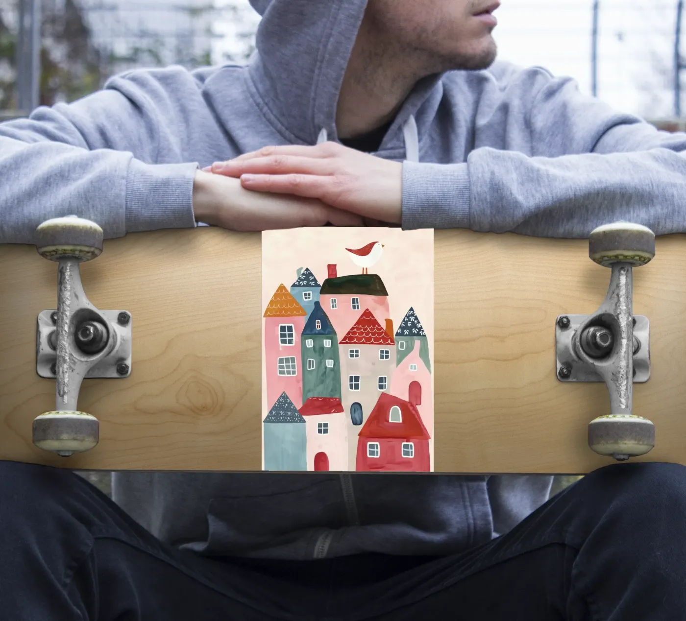 Tiny Town sticker van Lilo