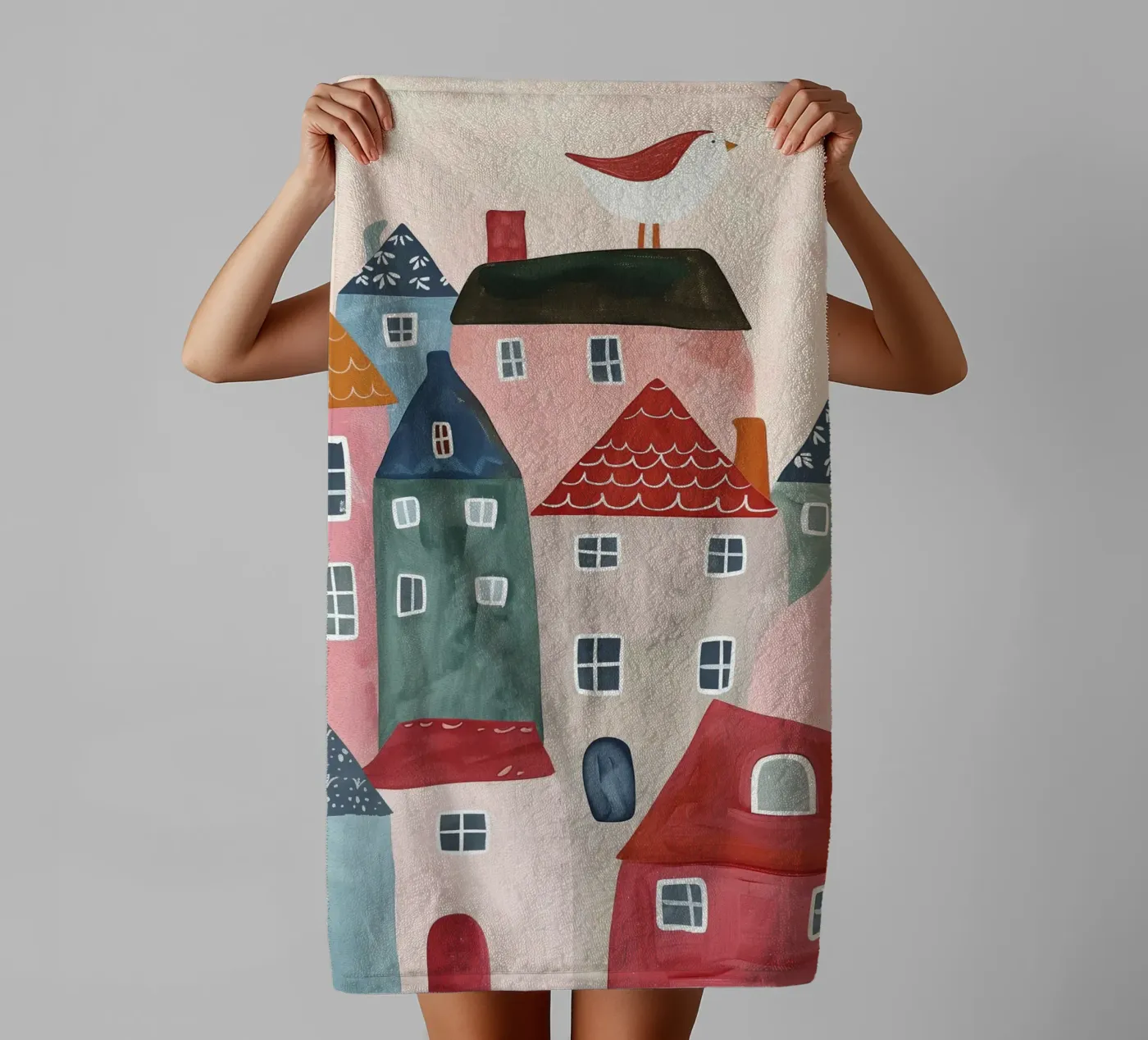 Tiny Town towel by Lilo