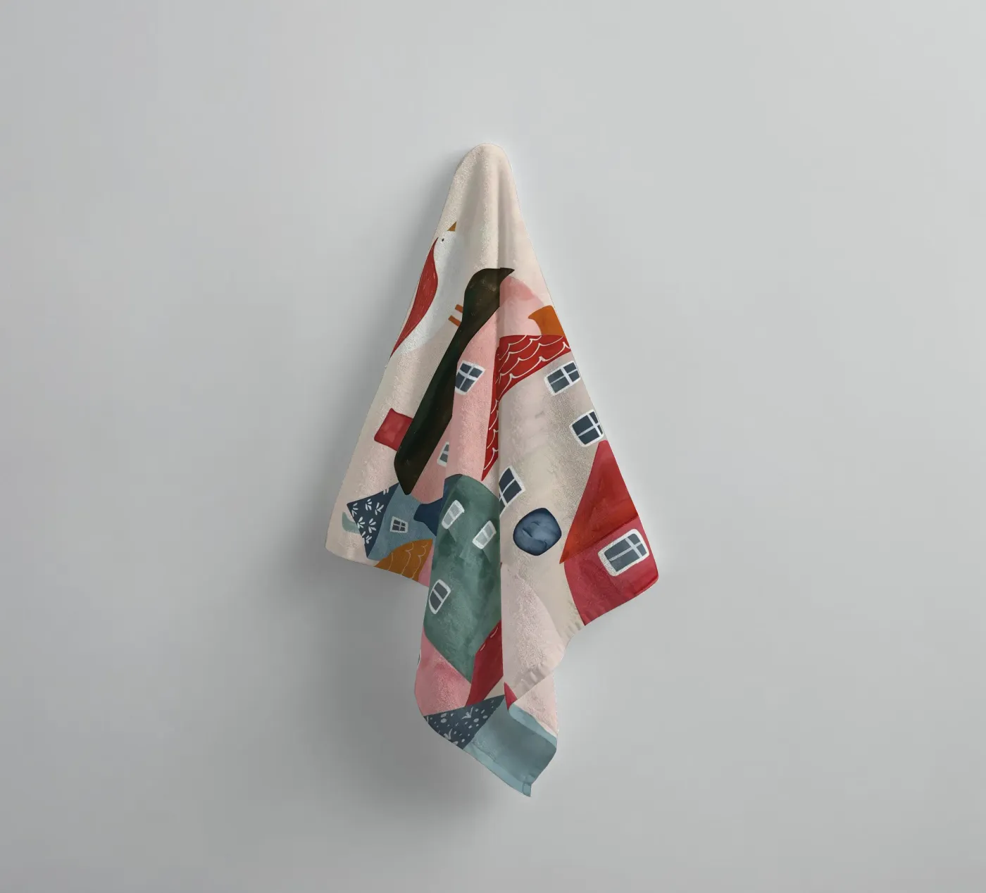 Tiny Town towel by Lilo