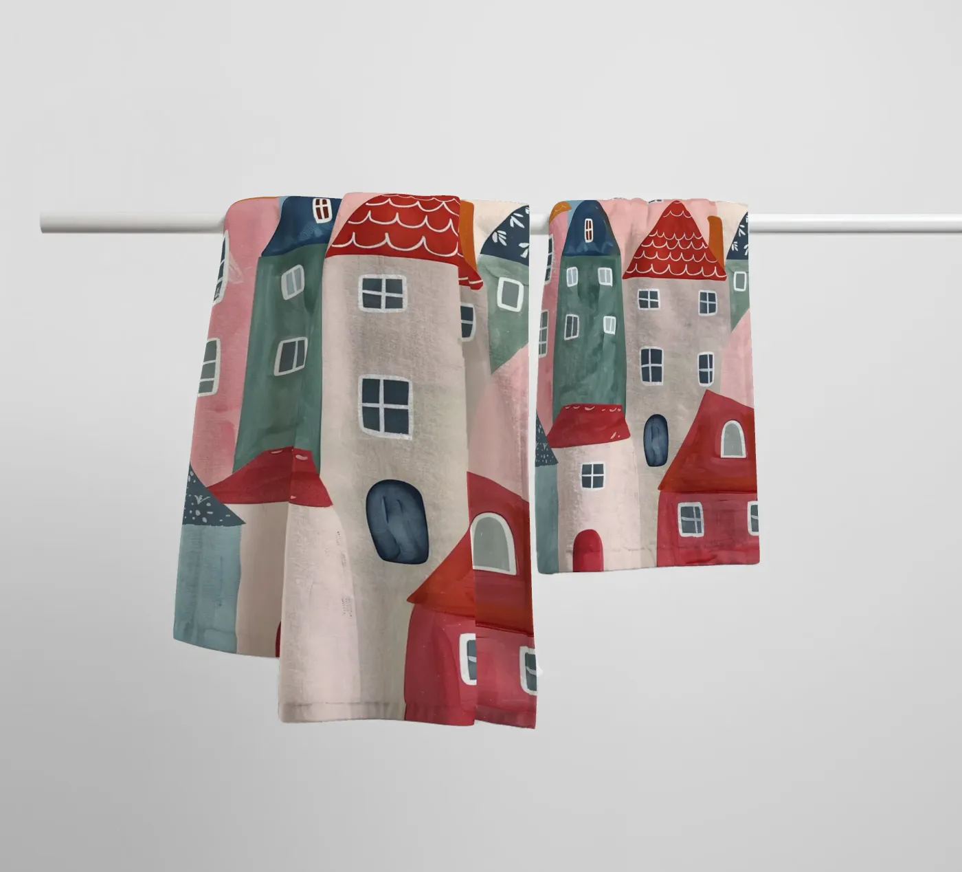 Tiny Town towel by Lilo
