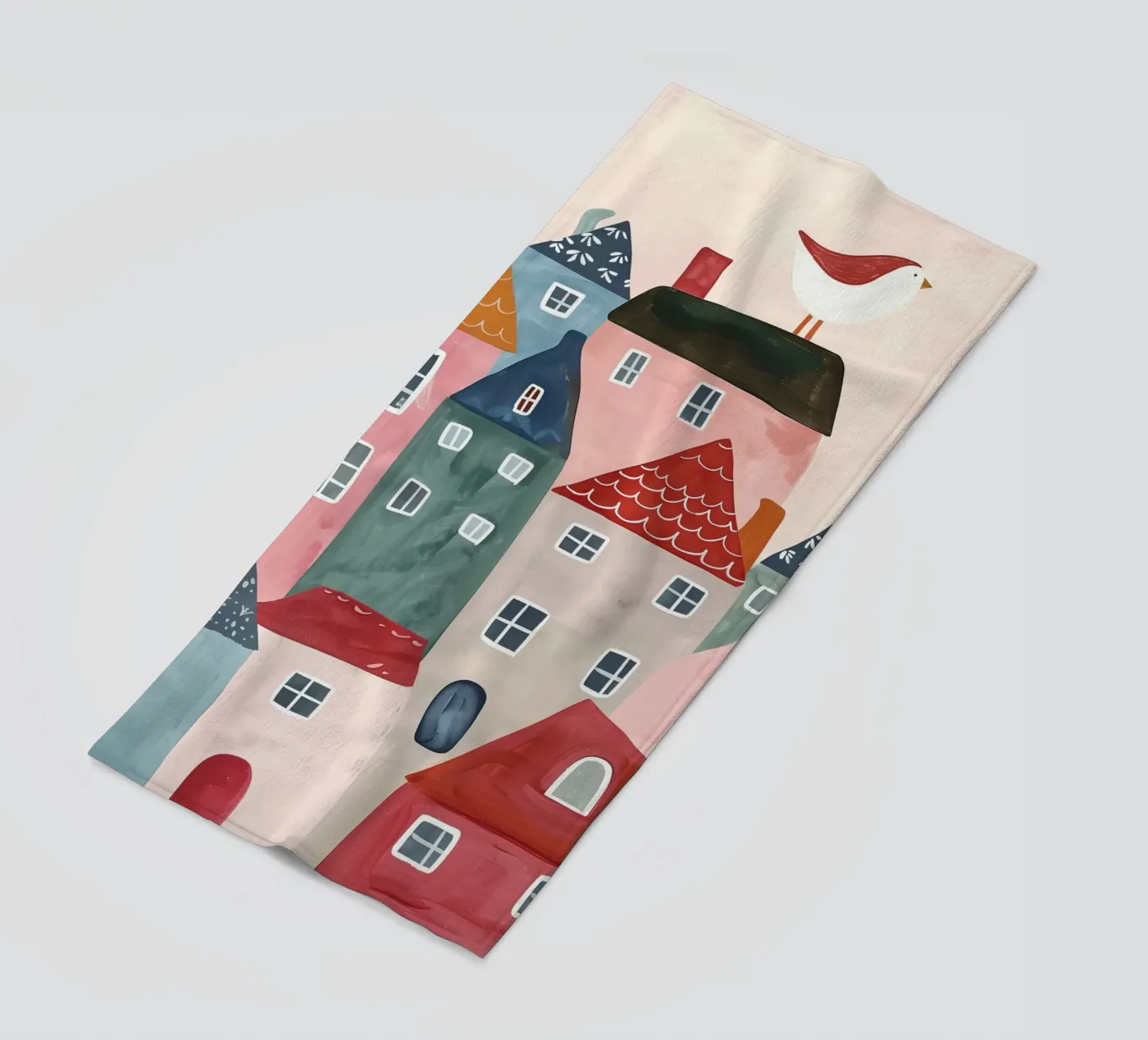 Tiny Town strandhanddoek van Lilo