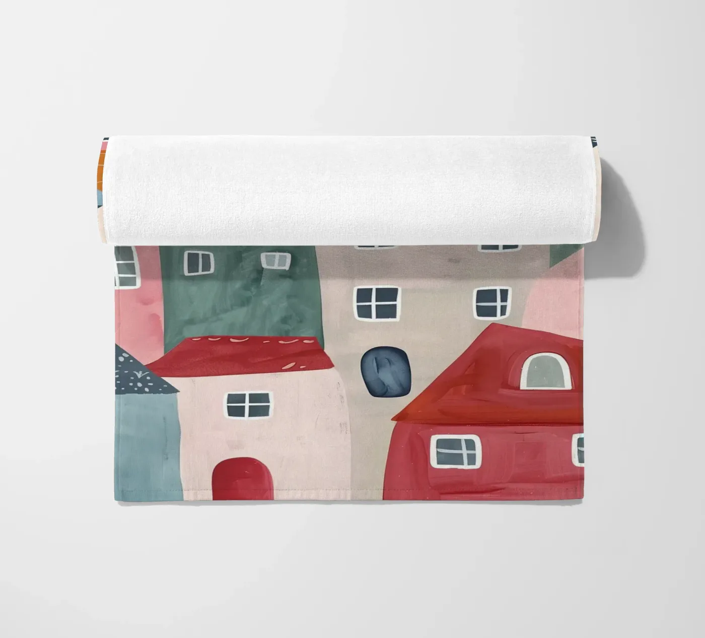 Tiny Town strandhanddoek van Lilo