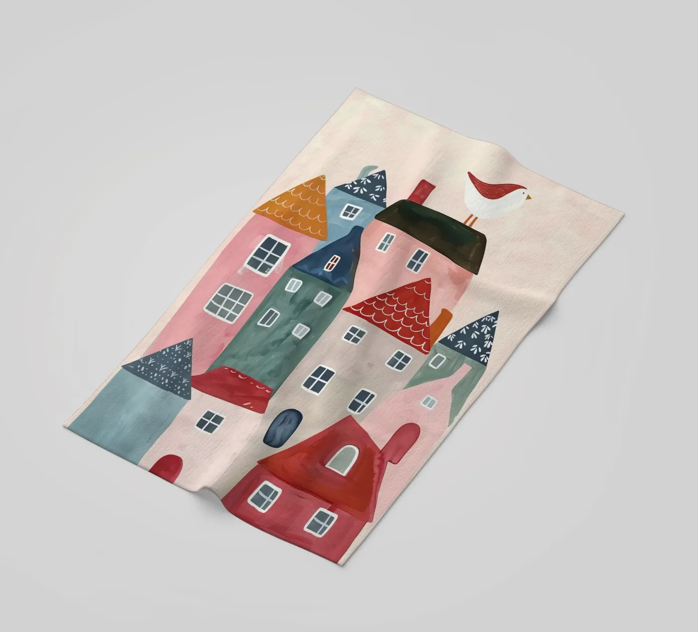 Tiny Town strandhanddoek van Lilo