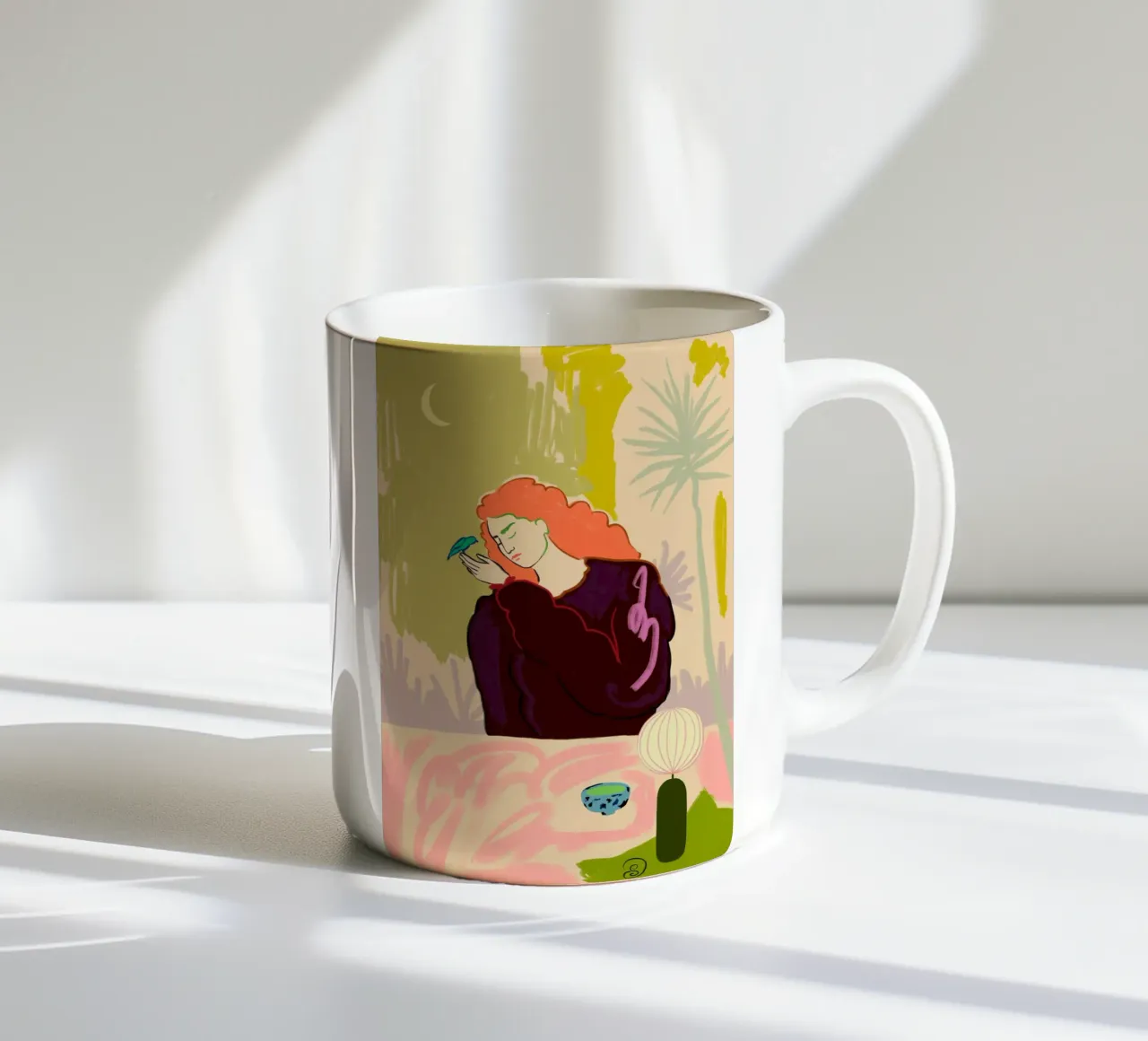 CONOSCENZA SEGRETA tazza in ceramica da Sandra Poliakov