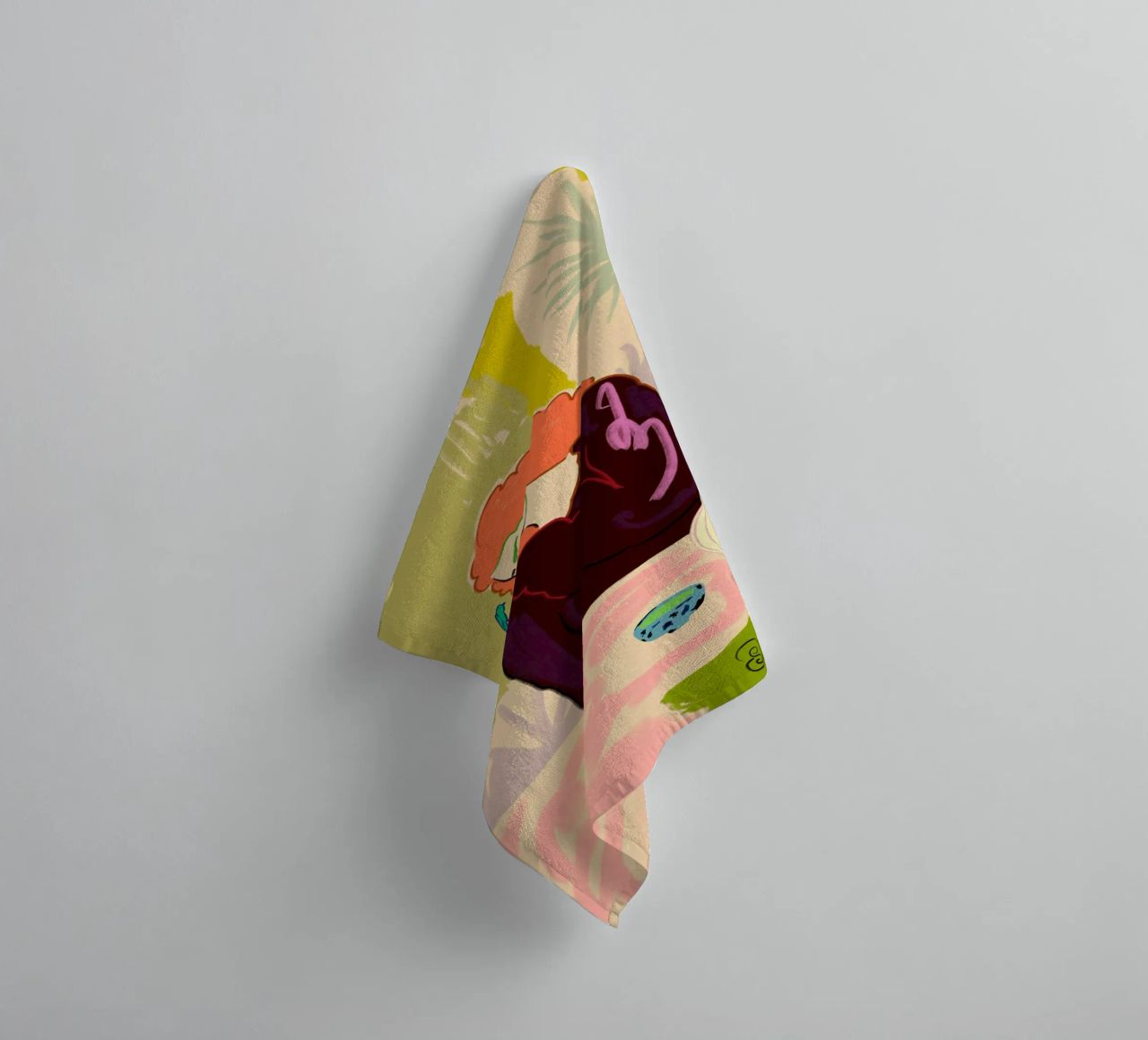 SECRET KNOWLEDGE towel by Sandra Poliakov