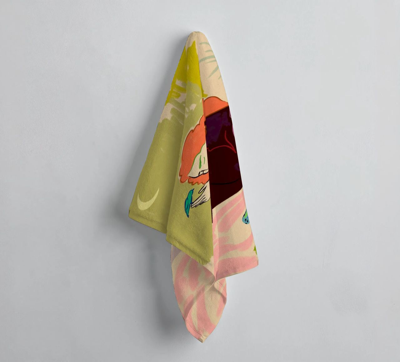 SECRET KNOWLEDGE towel by Sandra Poliakov