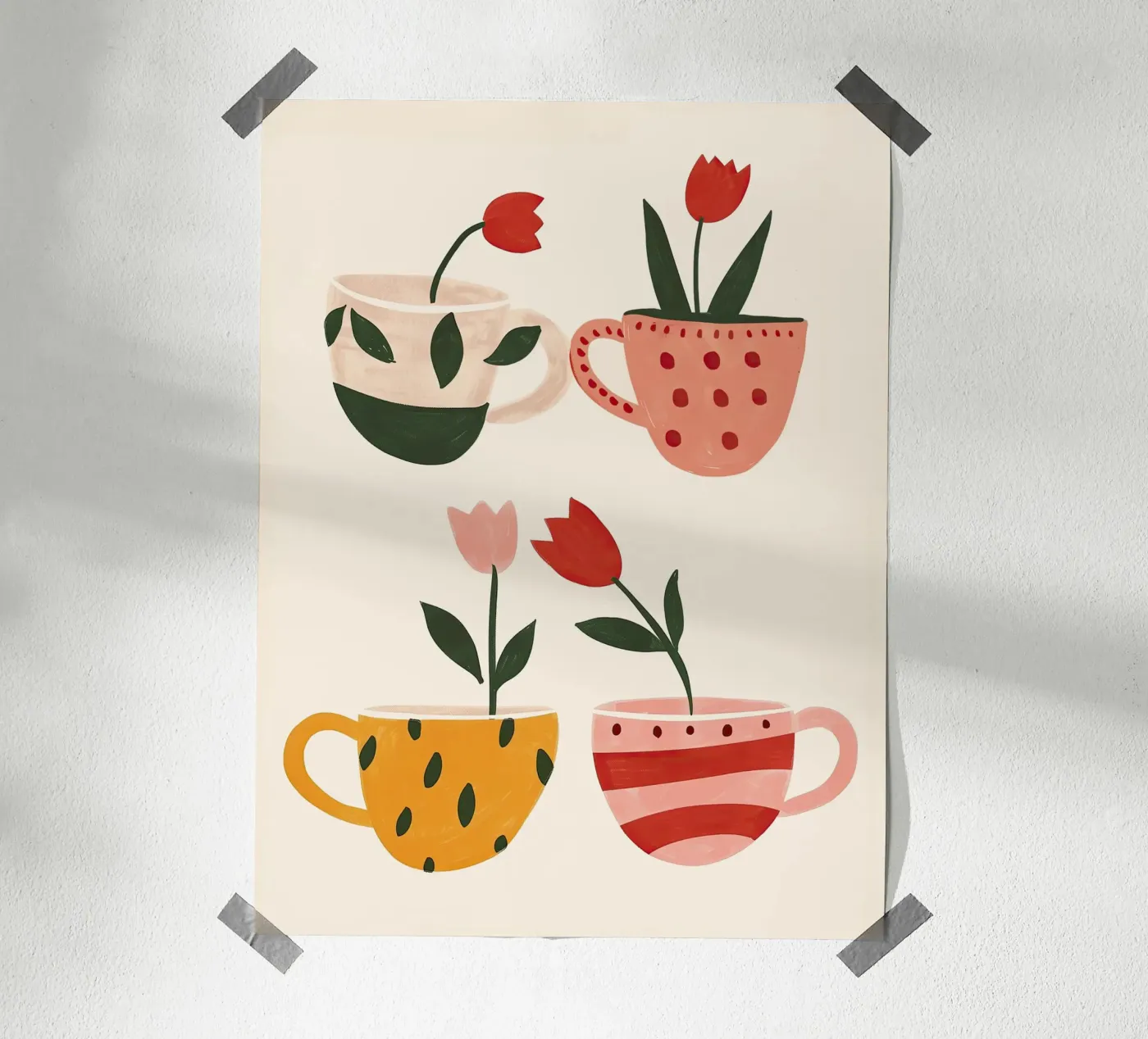 Flower Cups poster da Lilo