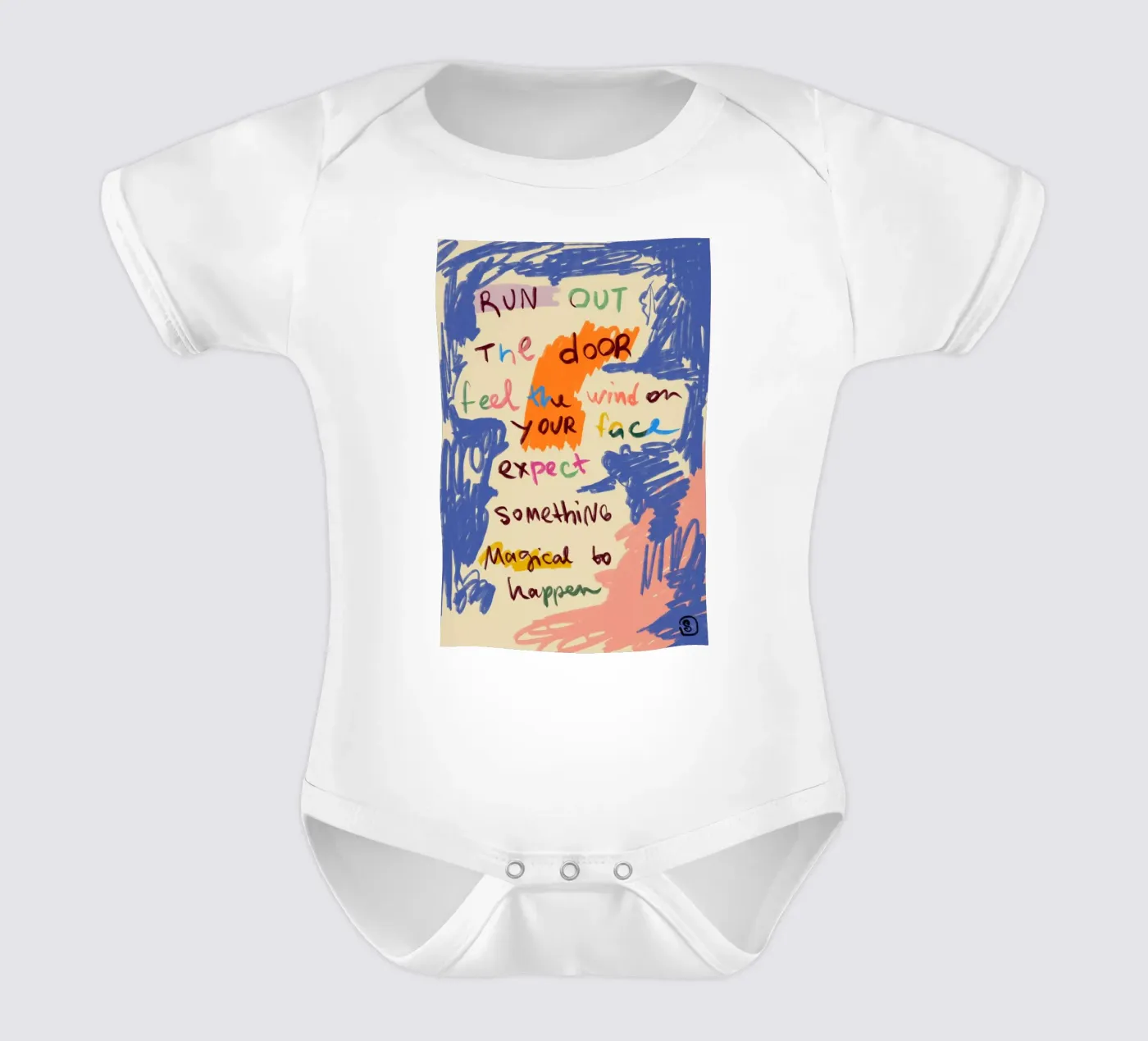 MESSAGE POUR LA JOURNÉE MAGIQUE body bébé de Sandra Poliakov