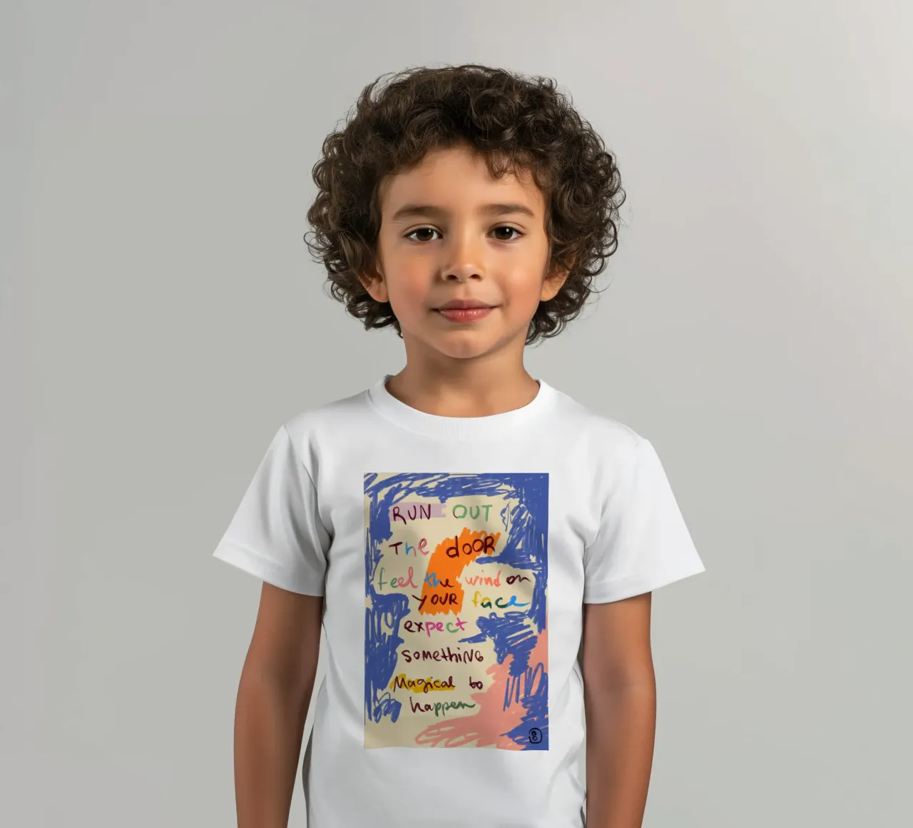 MAGICAL DAY MESSAGE t-shirt bambini da Sandra Poliakov