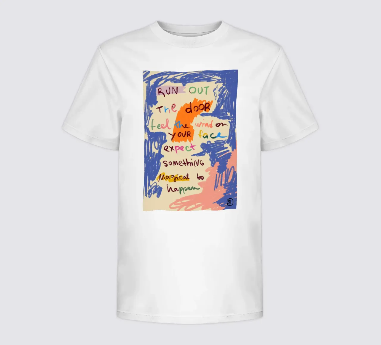 MAGICAL DAY MESSAGE t-shirt bambini da Sandra Poliakov