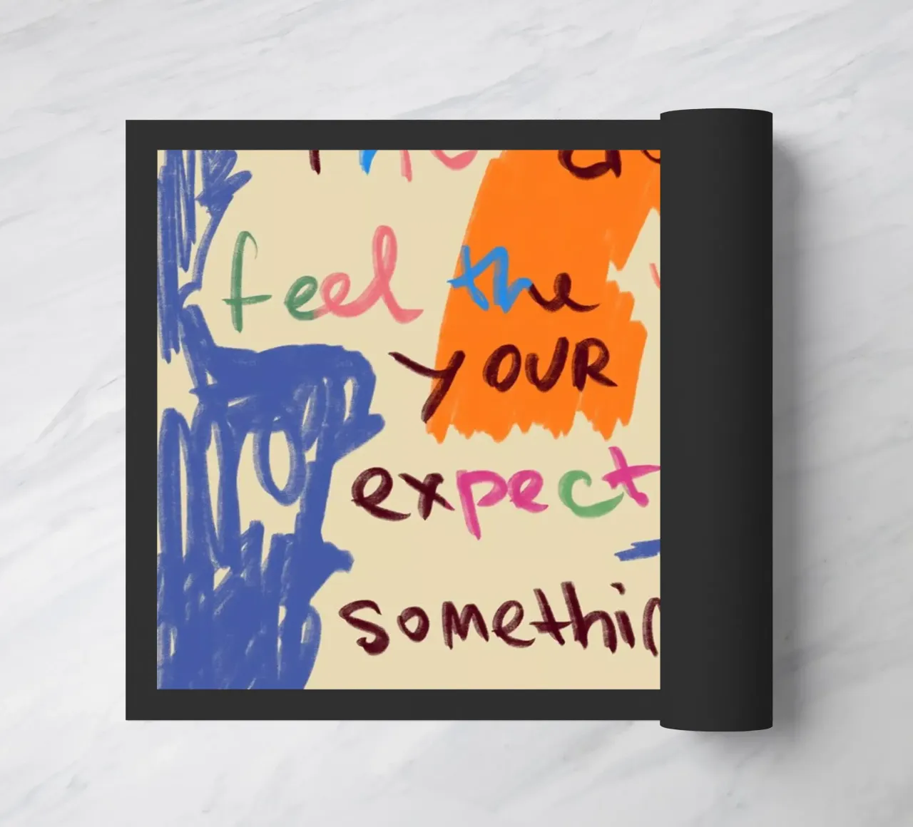 MAGISCHE DAG BERICHT deurmat van Sandra Poliakov